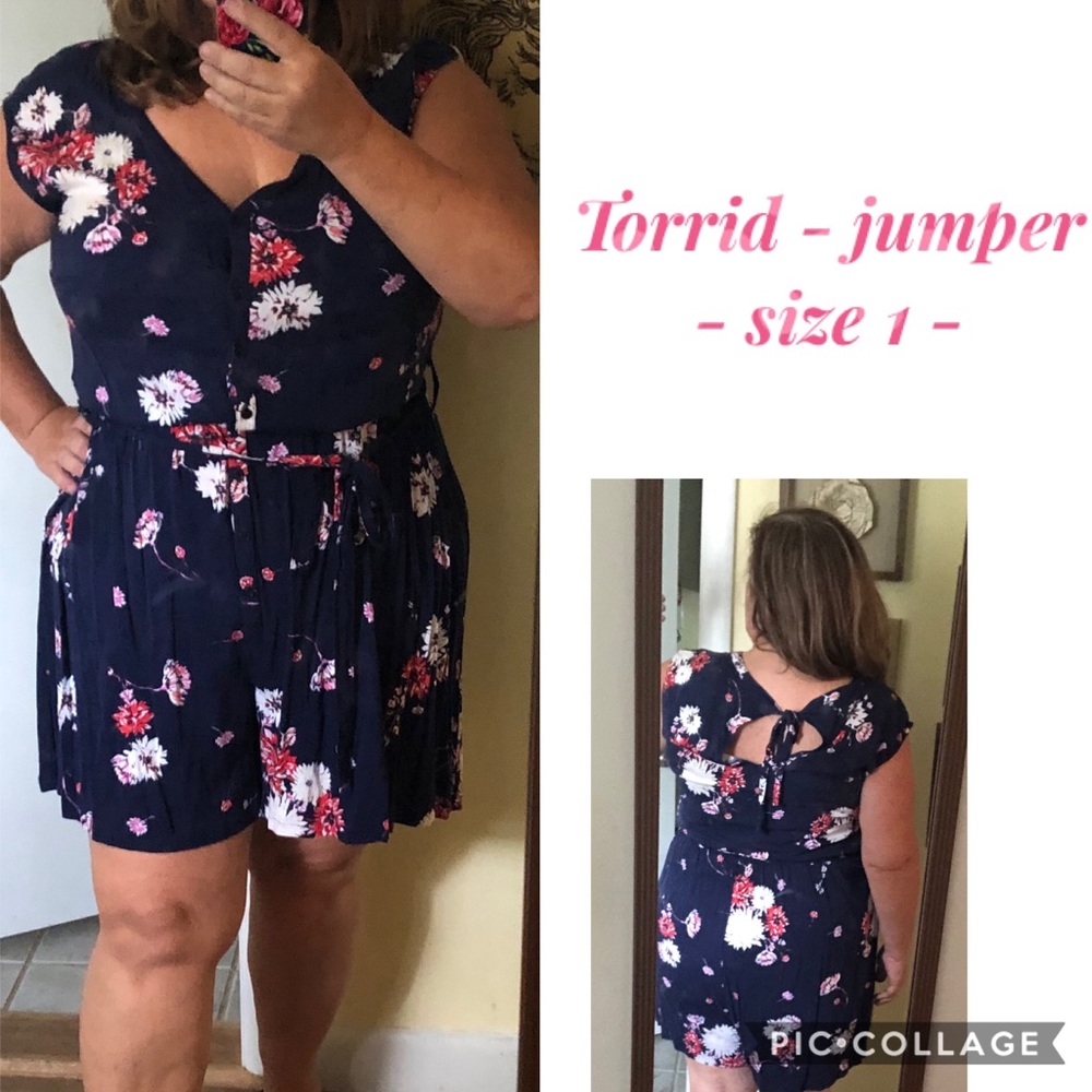 Torrid floral romper